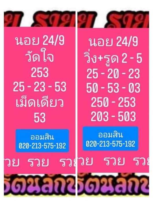 แนวทางหวยฮานอย-24-9-64-ชุด-10