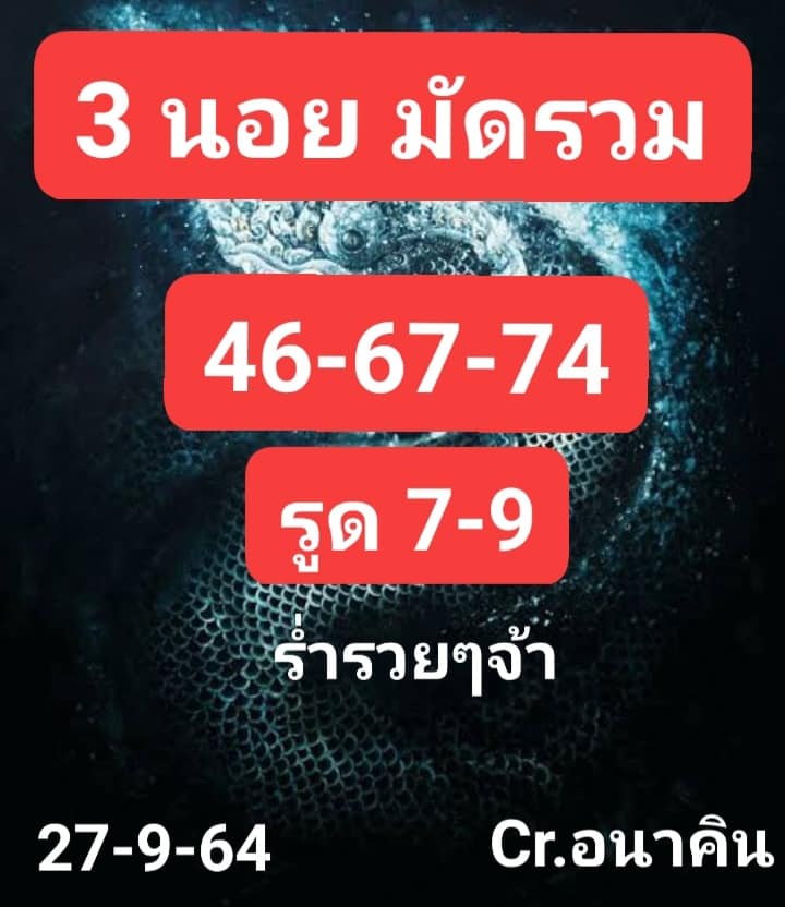 แนวทางหวยฮานอย-27-9-64-ชุด-19