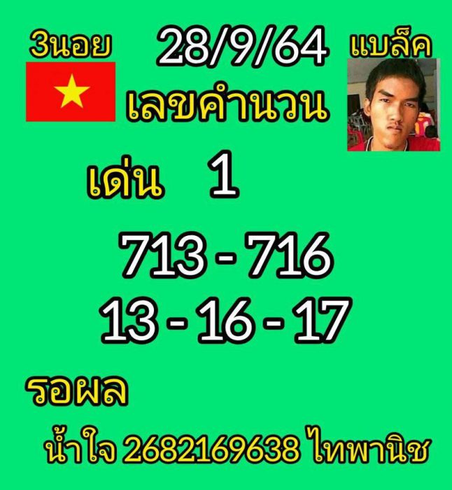 แนวทางหวยฮานอย-28-9-64-ชุด-14